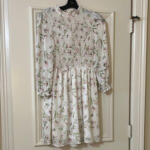 Entro floral smocked dress. NWT